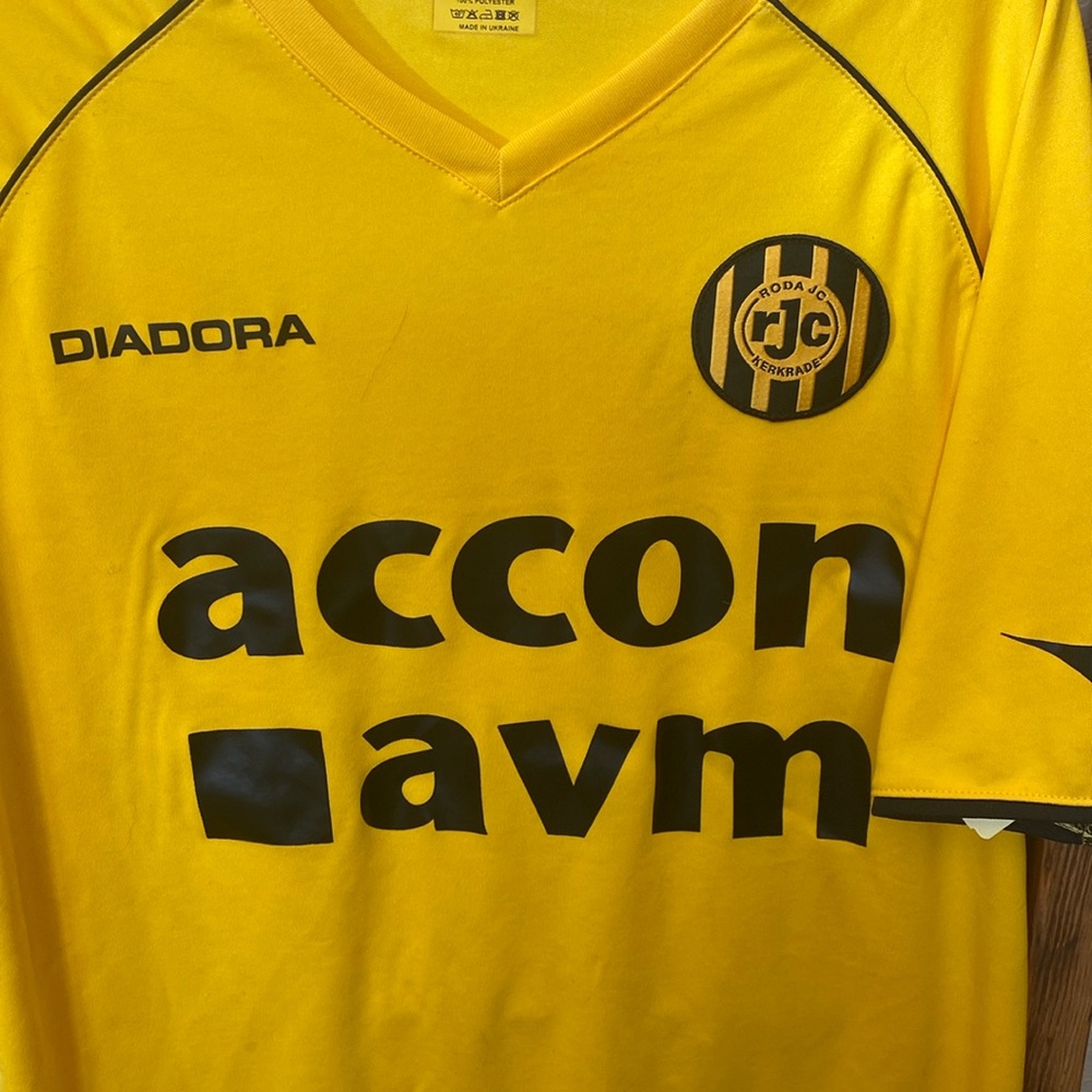 RODA JC 2010 - 2011 MATCH ISSUE HOME SHIRT, XL